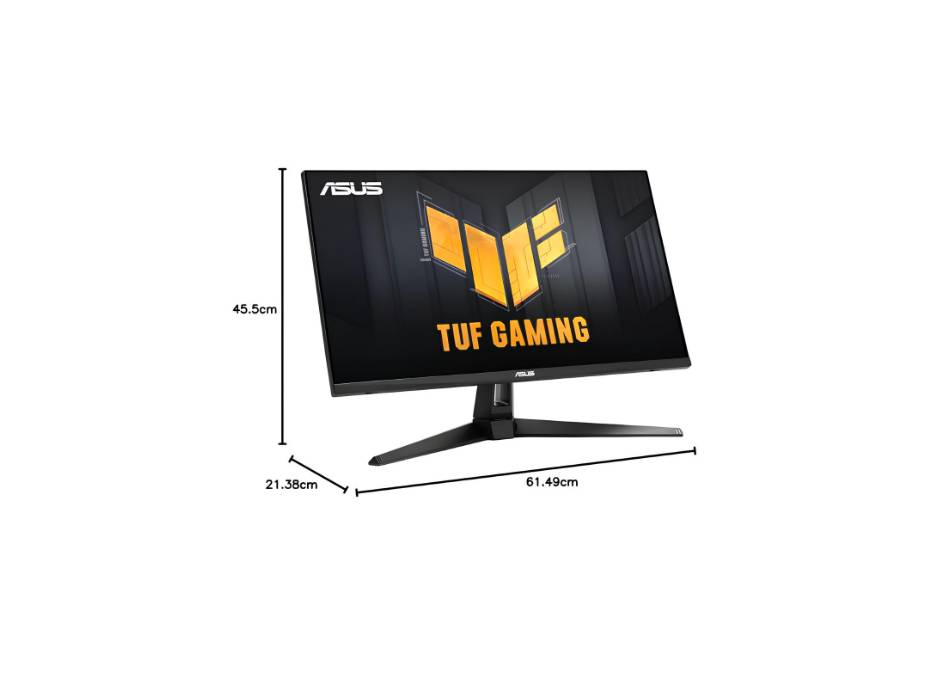 ASUS TUF Gaming VG279QM1A Gaming Monitor – 27-inch, Full HD(1920x1080), 280Hz(OC), Fast IPS, ELMB Sync, 1ms (GTG), Freesync Premium™, G-Sync compatible, Variable Overdrive, 100% sRGB, HDR