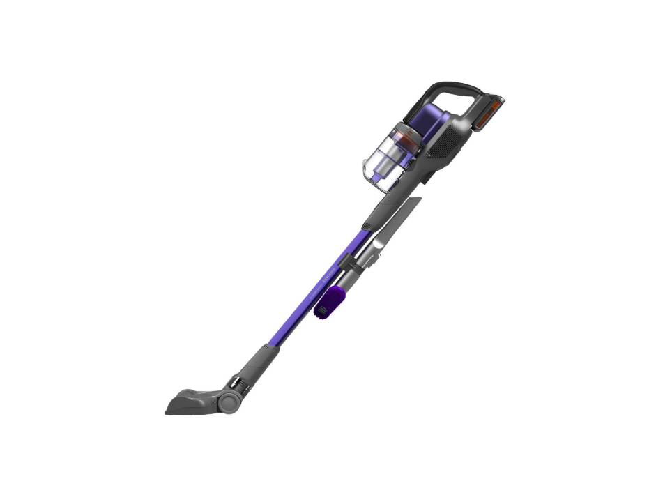 BLACK+DECKER 4-in-1 Cordless Stick Vacuum Cleaner, 18V, 1.5Ah Battery, 55-Minute Runtime, 38 Watts Suction, 650ml Dustbowl