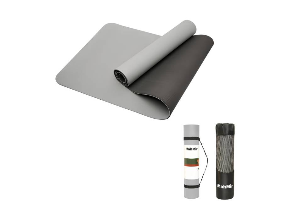 MahMir Yoga Mat Anti-Slip Exercise/Fitness Mat 183Cm X 61Cm X 6mmwith Carrying Bag