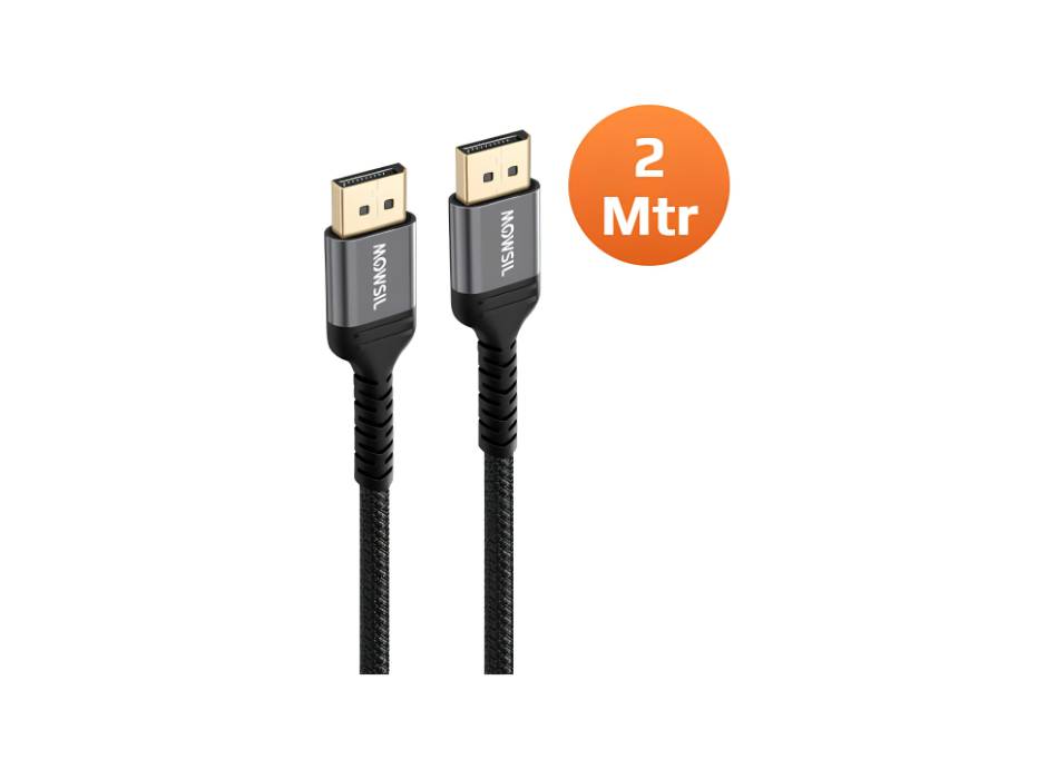 Mowsil DP 4K 60Hz 1.2 Cable Braided 2meter