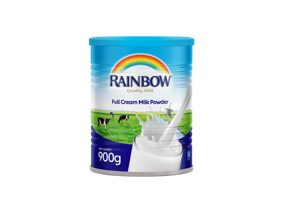 Rainbow Full Cream Milk Powder Tin Can 900g