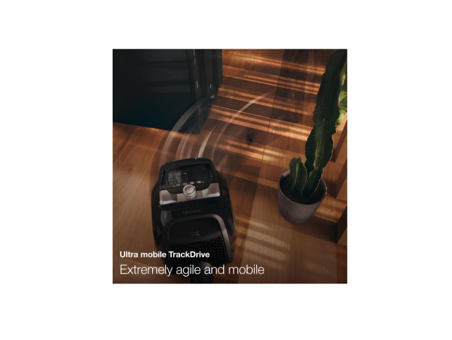 Miele 11666850 Boost CX1 PowerLine Bagless Cylinder Vacuum Cleaner with Hygiene AirClean Filter and 890W PowerLine Motor for Maximum Extraction, Obsidian Black