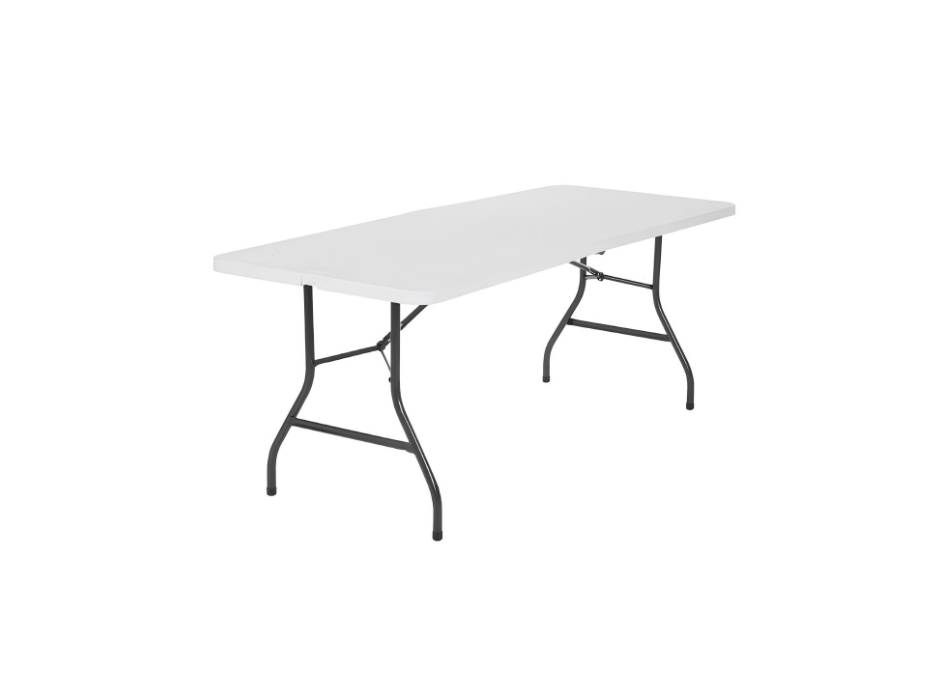 Class Centerfold Folding Table, 6-Feet, White