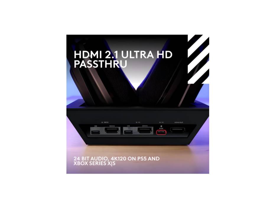 Logitech G Astro A50 X LIGHTSPEED Wireless Gaming Headset + Base Station, PRO-G GRAPHENE, PLAYSYNC across Xbox Series X|S + PS5 + PC/mac, Black