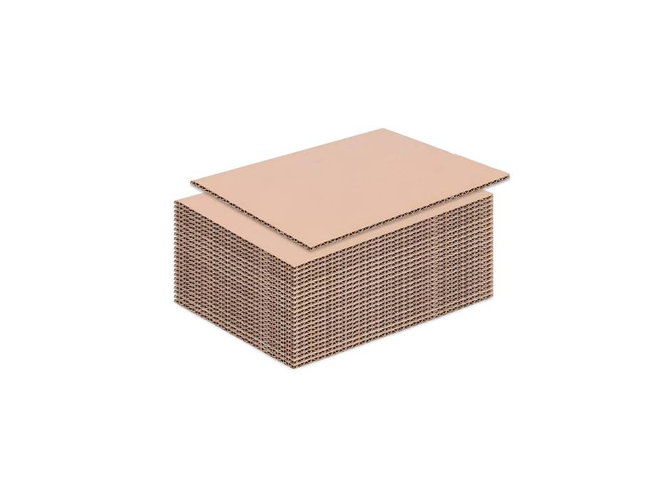 Kraft Corrugated Cardboard Sheets, 7.87 x 11.8"/ 20 x 30cm, Pack of 24