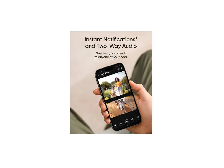 eufy Security Video Doorbell E340 (Battery Powered), Dual Cameras with Delivery Guard, 2K Full HD and Color Night Vision