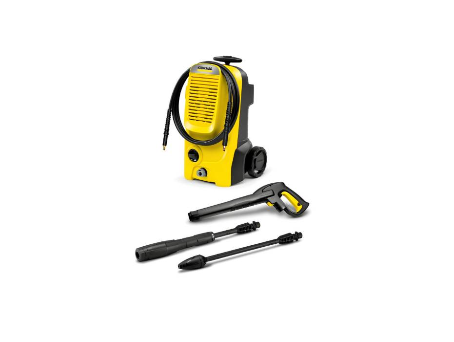 Karcher K5 Classic Pressure Washer, 145 Bar, 2100W–Powerful, Compact, Lightweight & Electric - Innovative Hose Storage, Vario Power & Dirt Blaster Lances