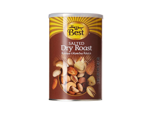 Best Salted Dry Roast, Mixed Nuts, 450 grams, Can - Altimus