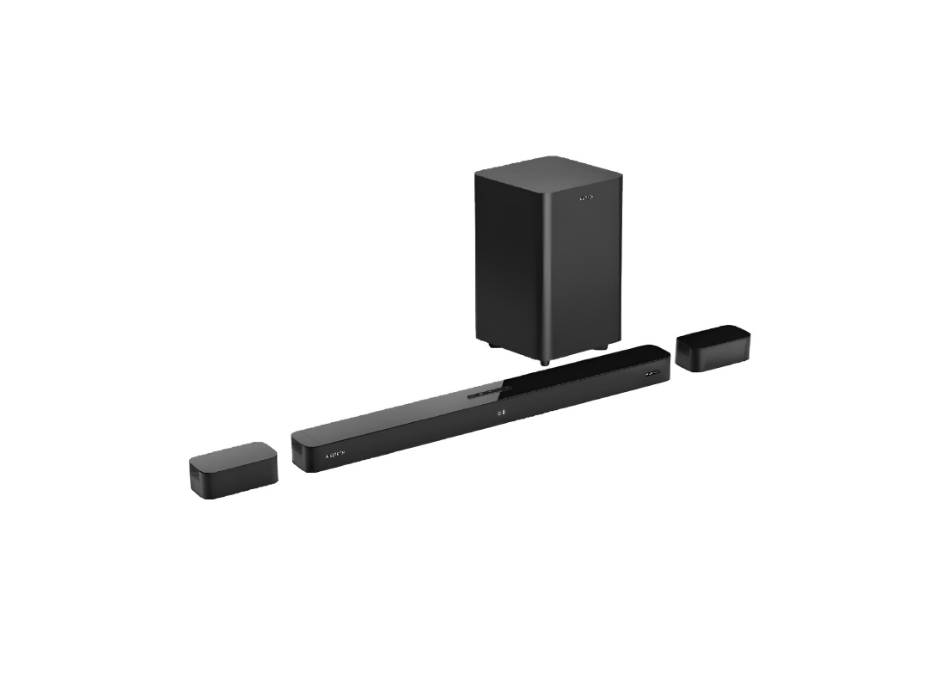AZTECH 501 5.1 Channel Soundbar with Wired Subwoofer, 230 Watts, Deep Bass,  Dolby Audio Home Theater System