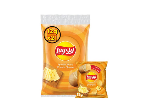 Lay's French Cheese Potato Chips 12g Pack of 21 - Altimus