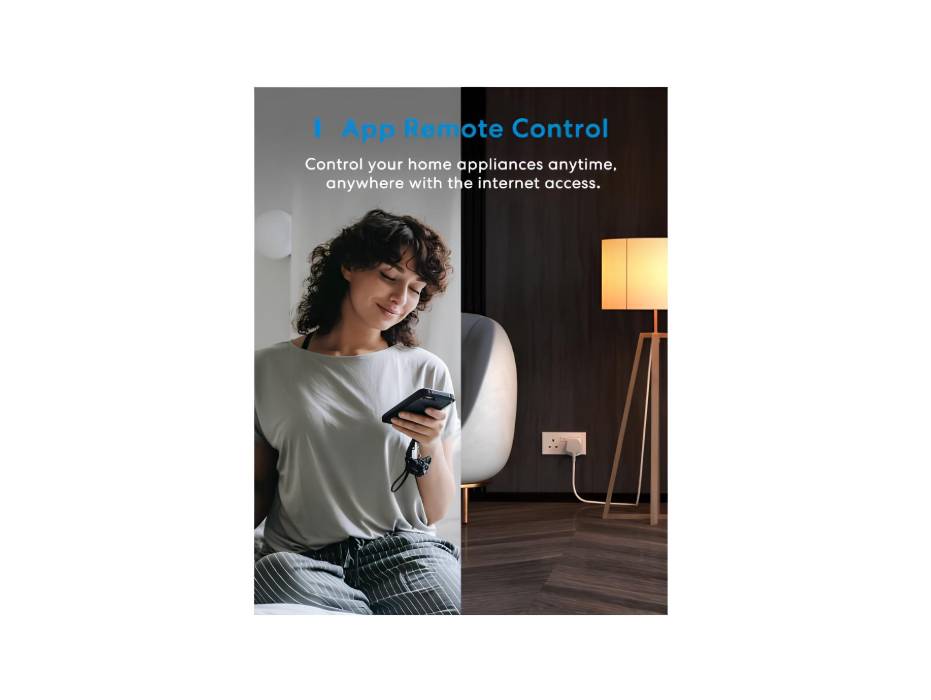 Meross Matter Smart Plug Mini with Energy Monitoring, Works with Apple HomeKit, Alexa, Google Home, SmartThings, WiFi Plug with Voice Remote Control, 13A, 1 Pack