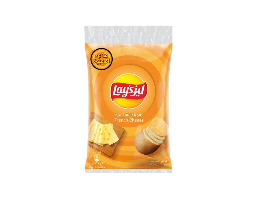 Lay's French Cheese Potato Chips 12g Pack of 21 - Altimus