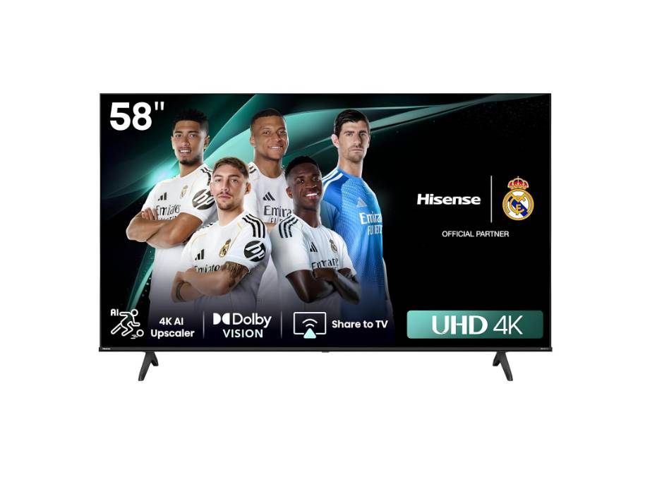 Hisense 58 inch Smart TV UHD 4K E6N-Dolby Vision, Game Mode Plus, Smooth Motion 58E6N, UAE Version