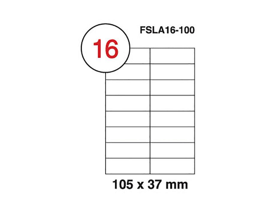 Multi Purpose Labels 105x37mm 100 sheets-box (FSLA16-100) - Altimus