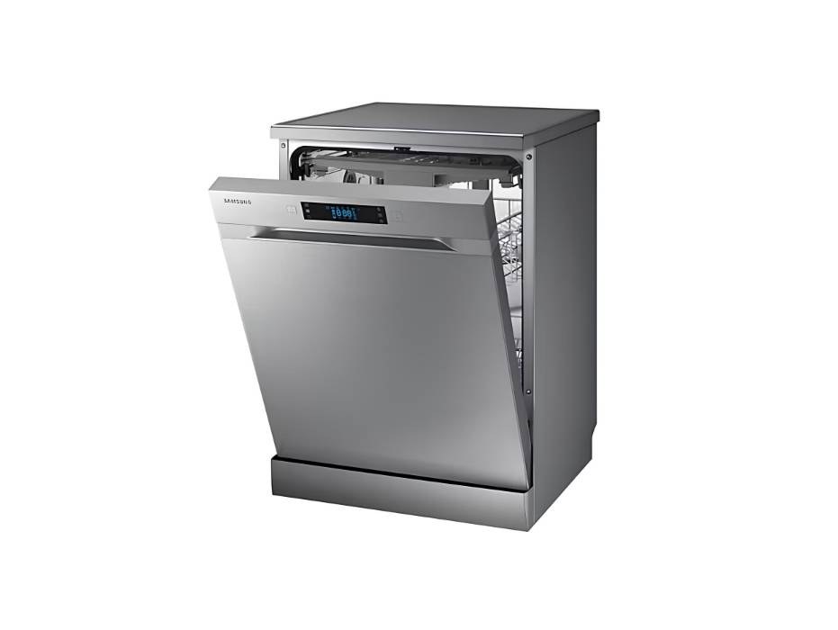 Samsung 7 Programmes 14 Place Settings Freestanding Dishwasher, Silver