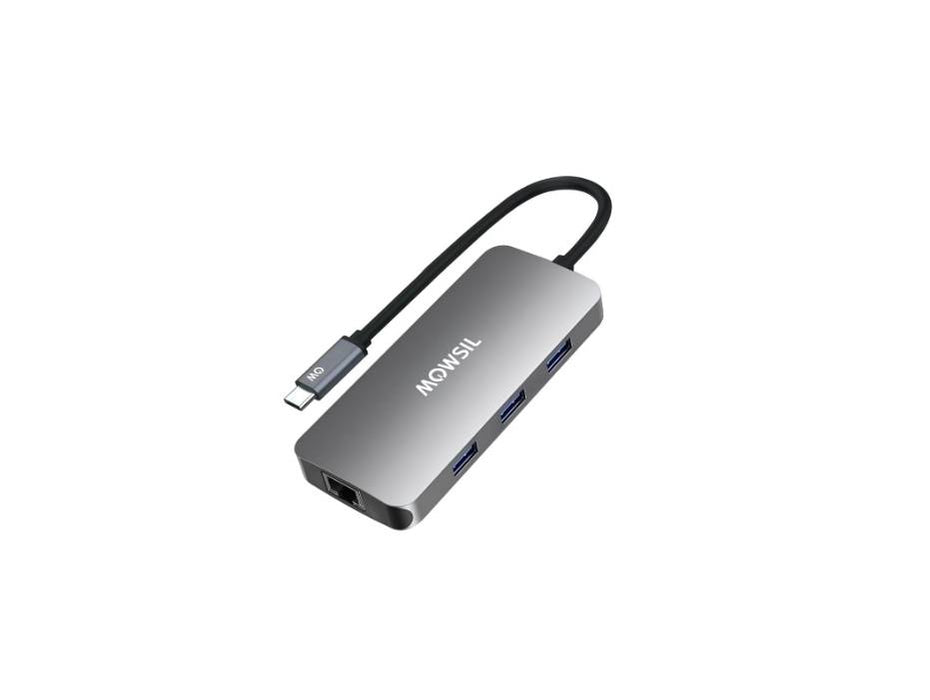 Mowsil USB-C Hub 6 IN 1 Type-C
