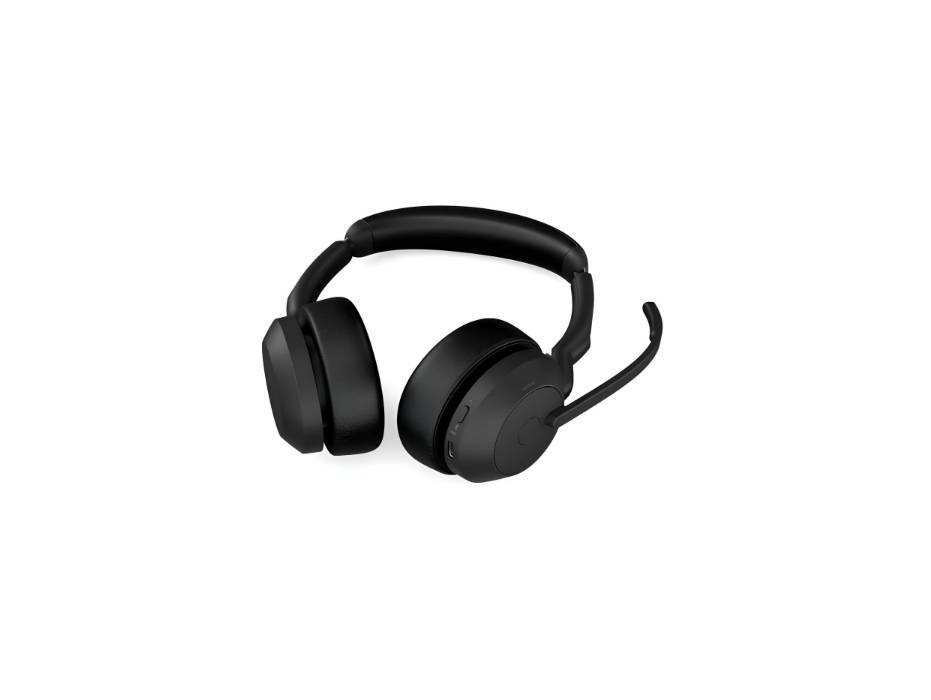 Jabra Evolve2 55 Stereo Wireless Headset Air Comfort Technology, Noise-cancelling Mics, and Active Noise Cancellation - MS Teams Certified, Works with All Other Platforms