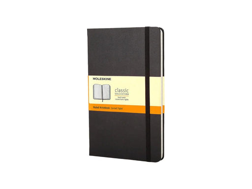 MOLESKINE CLASSIC NOTEBOOK A5, HARDCOVER, RULED, 240 PAGES, BLACK, ME-QP060 - Altimus