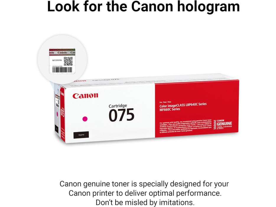 Canon 075H High Yield Magenta Toner Cartridge