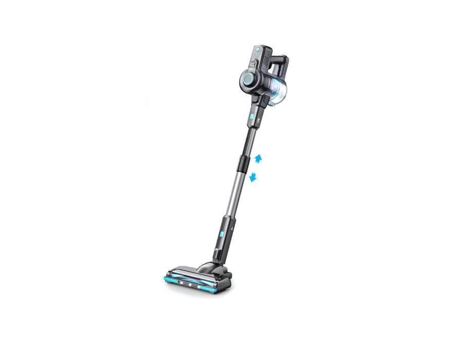 Oraimo Stick Cordless Vacuum Cleaner with Self-Standing, 35 Mins Runtime Detachable Battery, 6 in 1 Lightweight Vacuum with LED