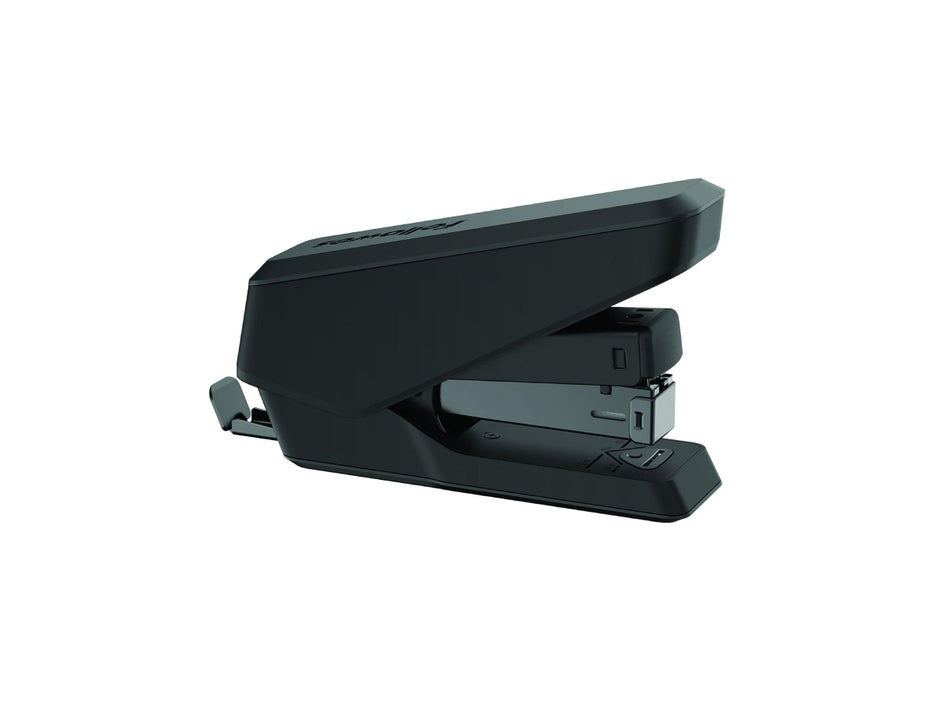 Fellowes LX840 Easy-Press Half Strip Stapler with Antibacterial Microban Technology, 25 Sheet Capacity, Black