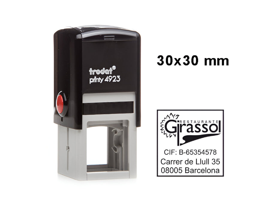 Trodat Printy 4923 Customized Stamp 30x30mm