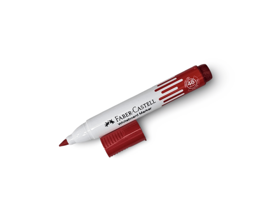 Faber Castell Whiteboard Marker, Chisel Tip, Red - Altimus