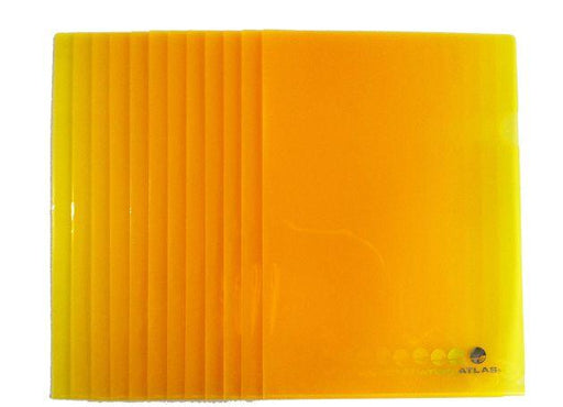 Atlas Clear L Folder A4, 12-pack, Yellow - Altimus