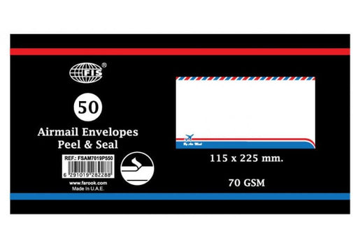 Airmail Envelope(550) - Peel & Seal, 70GSM, (Pack of 50) - Altimus