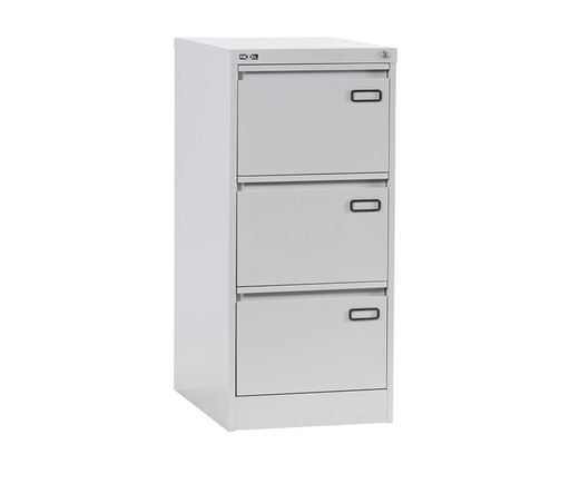 Rexel 3 Drawer Vertical Filing Cabinet, RXL303ST, Grey - Altimus