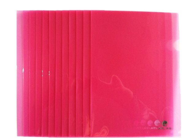 Atlas Clear L Folder A4, 12/pack, Red - Altimus