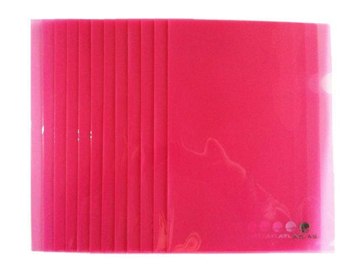 Atlas Clear L Folder A4, 12/pack, Red - Altimus