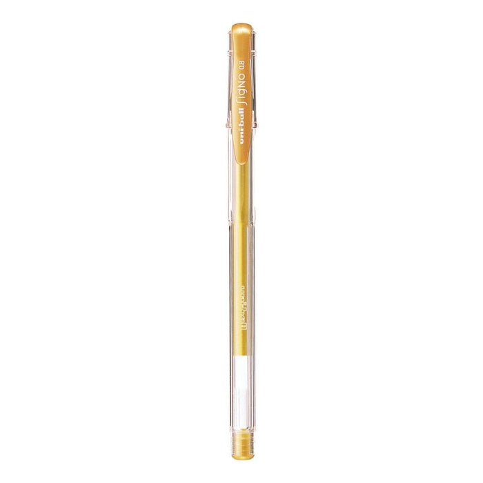 Uni-ball Signo Gel Ink Pen, Gold, 12pcs-box, MI-UM100-GD - Altimus