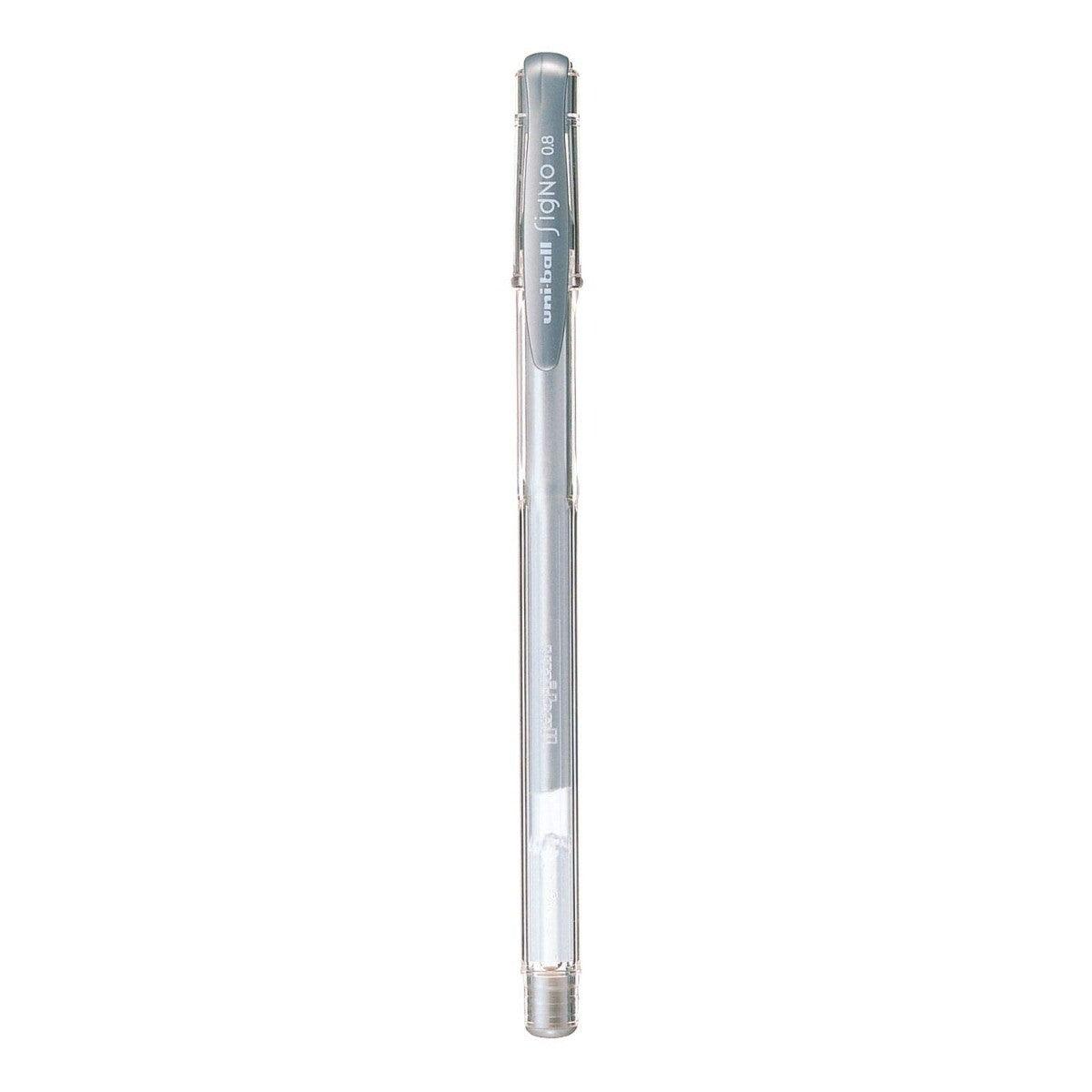 Uni-ball Signo Gel Ink Pen, Silver 12pcs-box, MI-UM100SR - Altimus