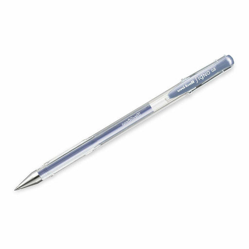 Uni-ball Signo Gel Ink Pen, Silver 12pcs-box, MI-UM100SR - Altimus