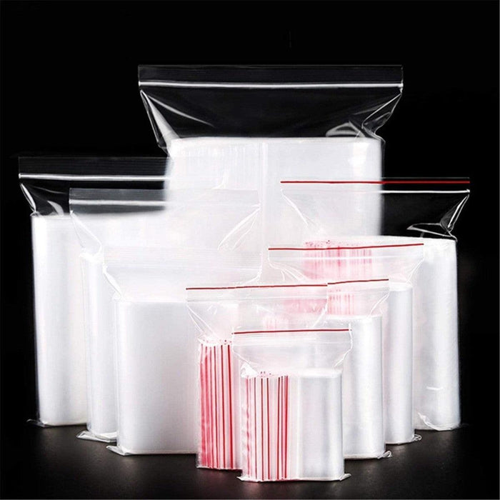 Plastic Zip Lock Bags Clear Poly 5 x 7 Inch (100pcs-pack) - Altimus