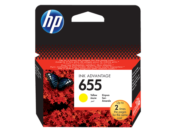 HP 655 Yellow Ink Cartridge (CZ112AE) - Altimus
