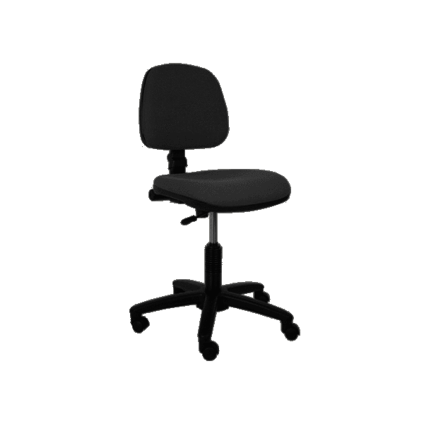 Secretary 685 Low Back Chair, Fabric Black