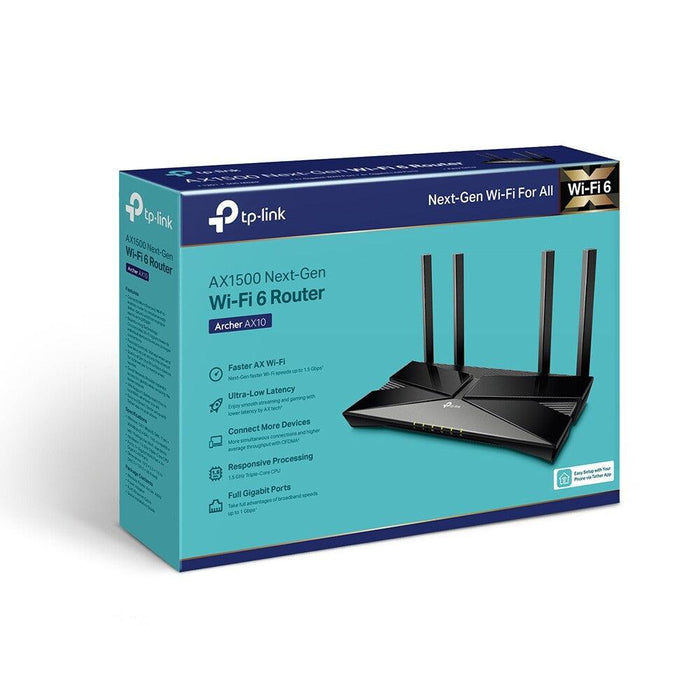 TP-Link Wifi 6 AX1500 Smart WiFi Router (Archer AX10) - Altimus