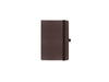 Hard Cover A5 Notebook Single Line with Elastic Band, Dark Maroon - Altimus