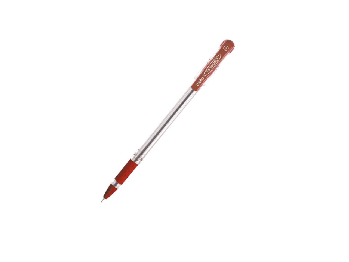 Cello Pen Fine Grip, 12-box, Red - Altimus
