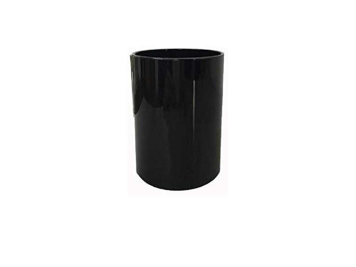 Deli Plastic Pen Stand, Round, Black - Altimus