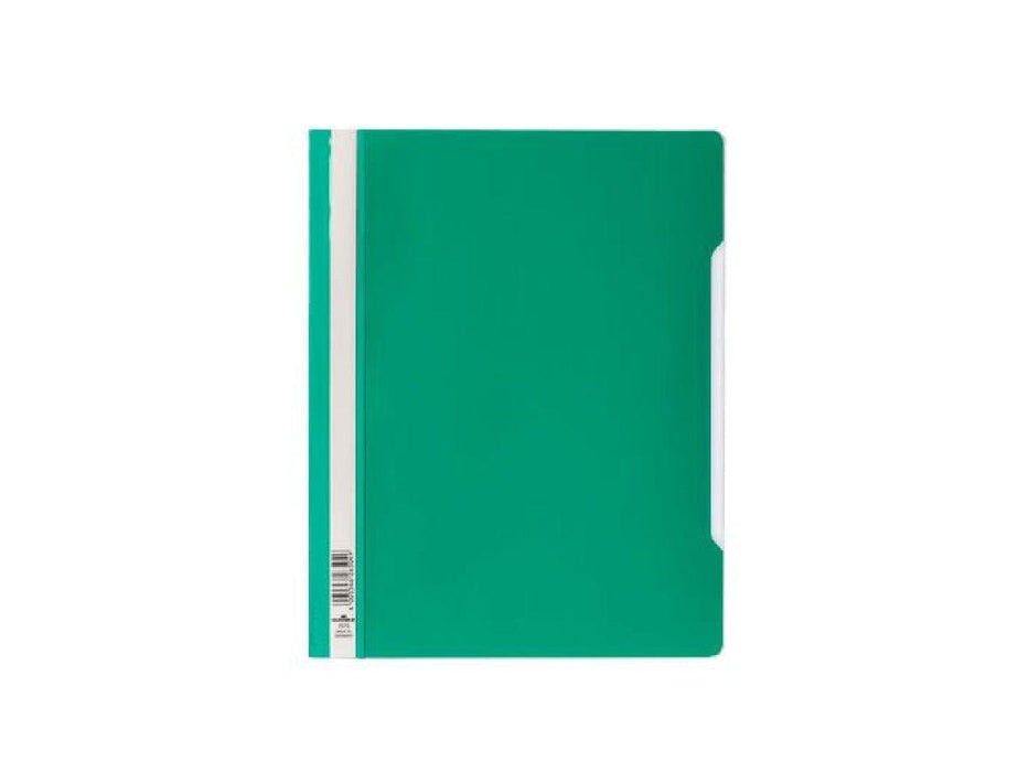 Durable Clear View Folder A4, extra wide, Green - Altimus