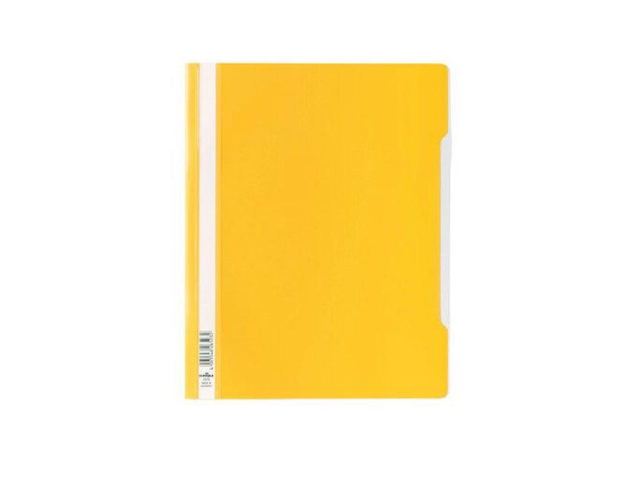 Durable Clear View Folder A4, extra wide, Yellow - Altimus