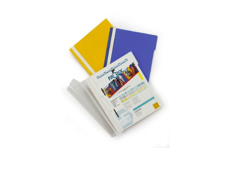 Durable Clear View Folder A4, extra wide, Yellow - Altimus