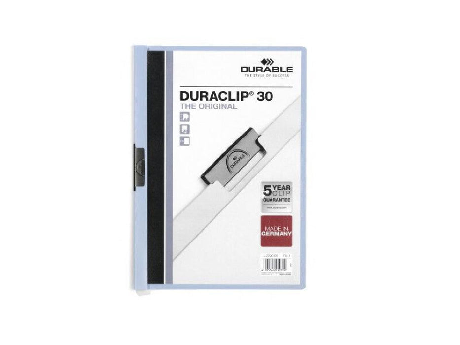 Durable Duraclip 30, A4, Light Blue - Altimus