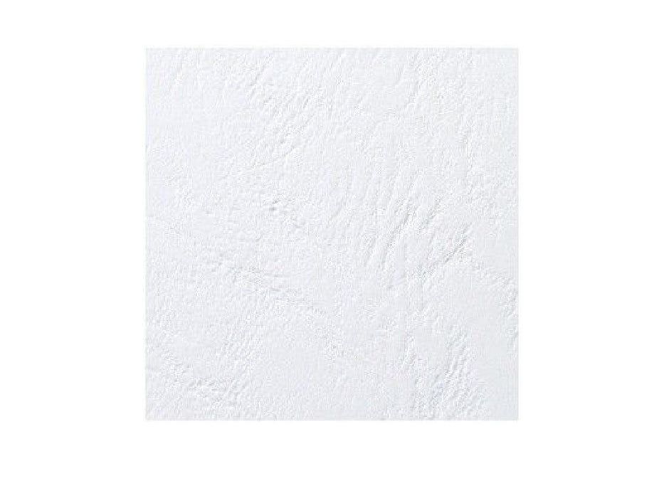 GBC LeatherGrain Binding Cover, 250gsm, A5, White, [Pack of 100] - Altimus