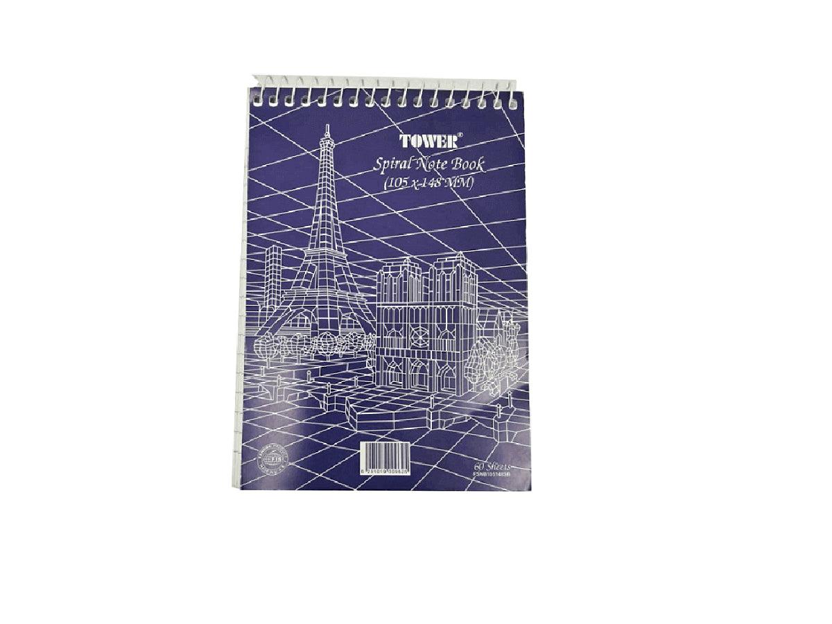 Tower Notebook, Top Spiral Pad, A6 (FSNB105148SB) | Dubai & Abu Dhabi ...