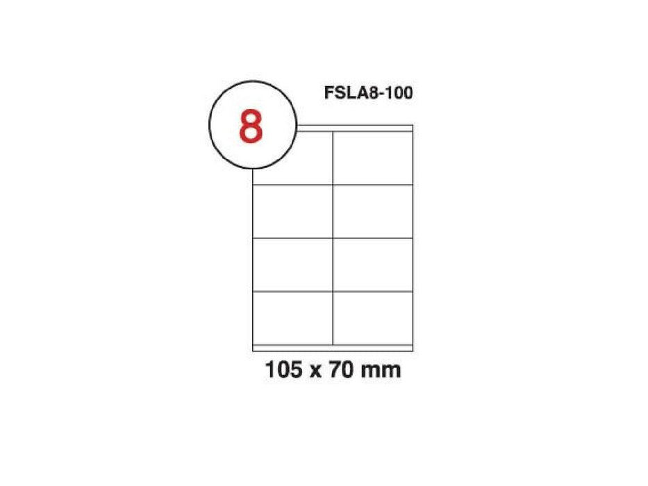 Multi Purpose Labels 105x70mm 100sheets-box (FSLA8-100) - Altimus