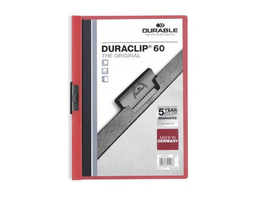 Durable Duraclip 60, A4, Red - Altimus